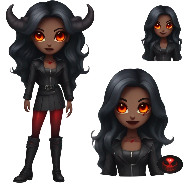 the demon girl emoji