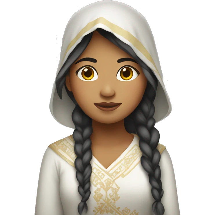 Filipino girl with vail emoji