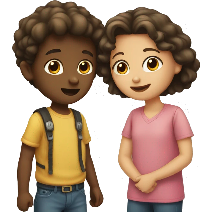 Boy and girl emoji