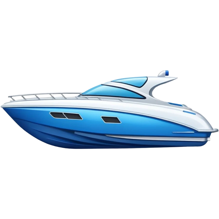Create a realistic speedboat emoji