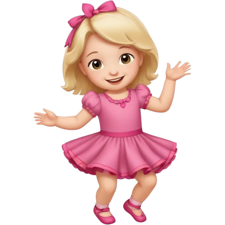 dance small baby girl emoji