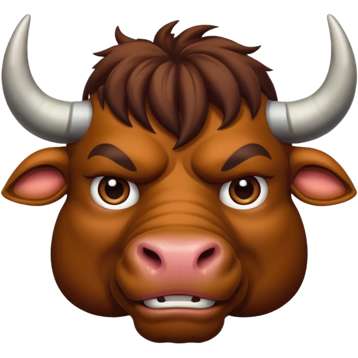 anfry bull face emoji