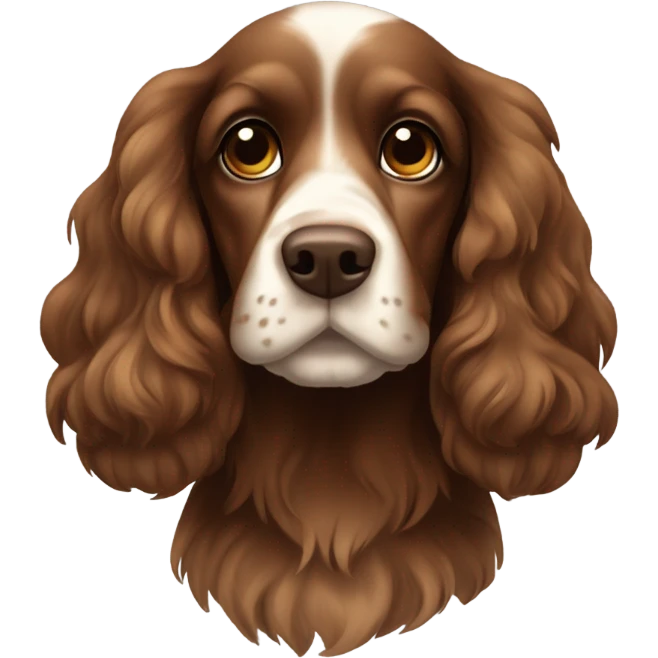 brown spaniel  emoji