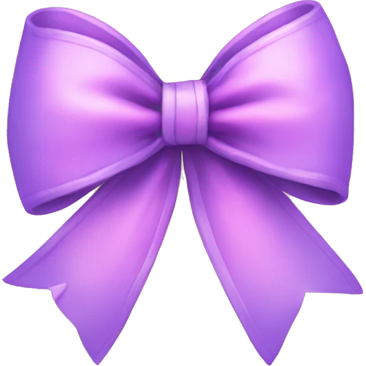 Aesthetic bow emoji