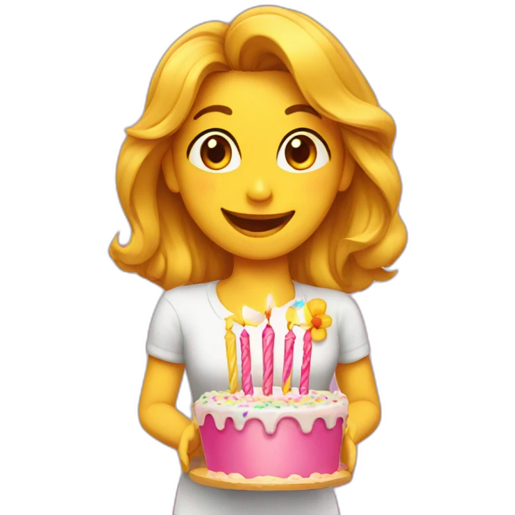 happy birthday sign with the name Priya emoji
