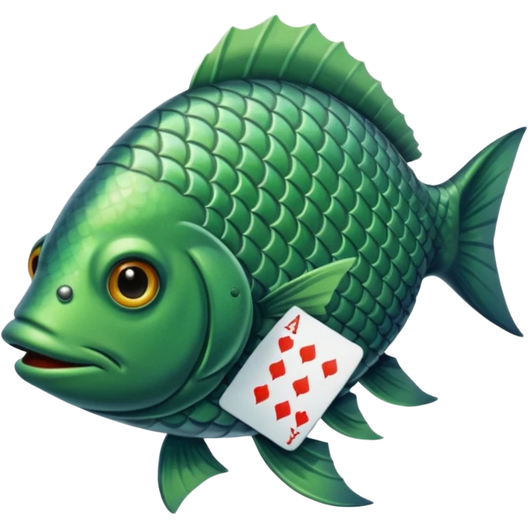 fish poker emoji