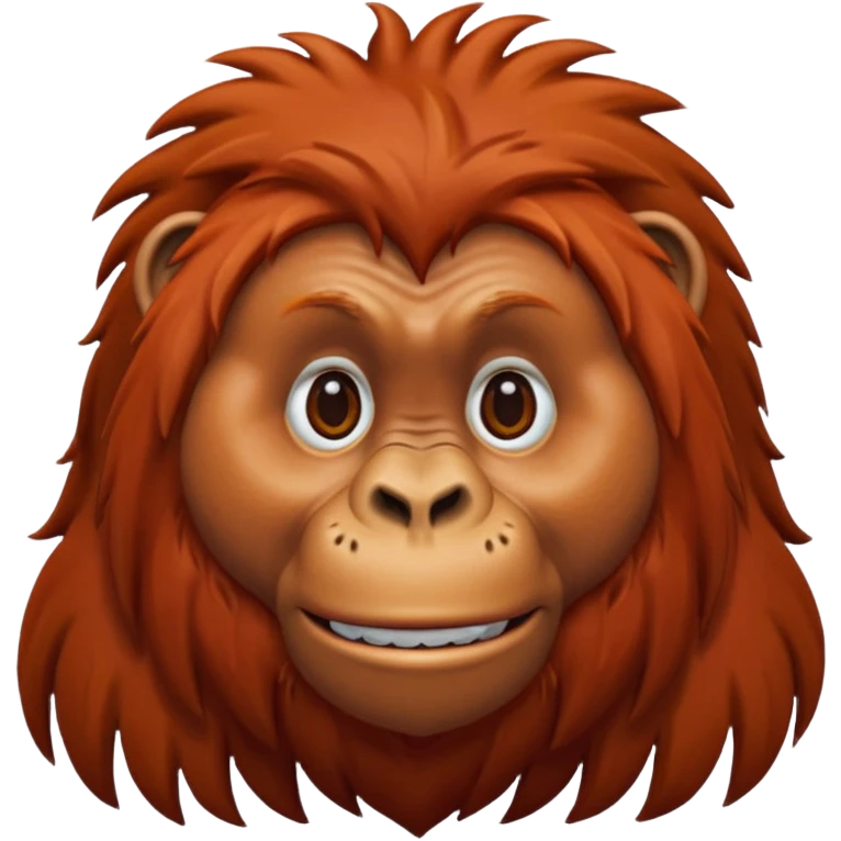 An orangutan emoji