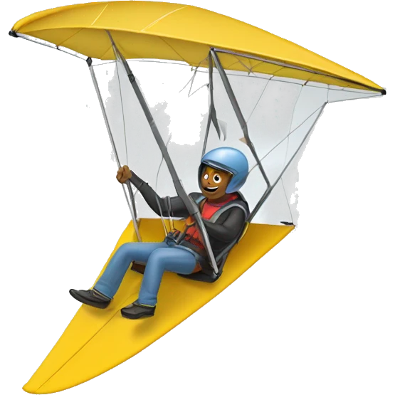 Hang gliding emoji
