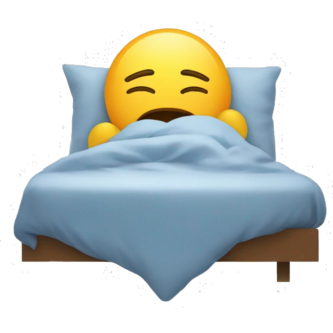 sleepy person with zzz;s flowing from mouth emoji
