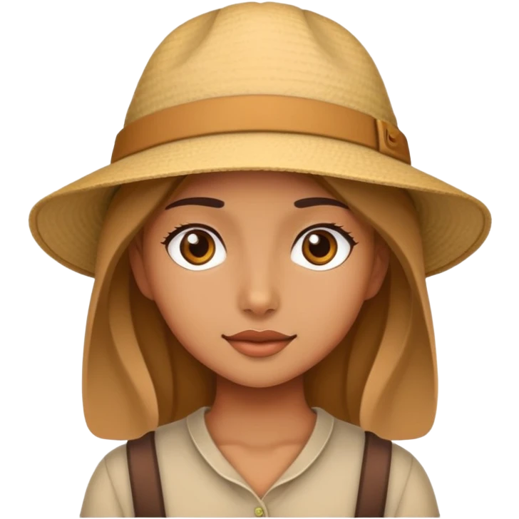 girl wearing hat emoji