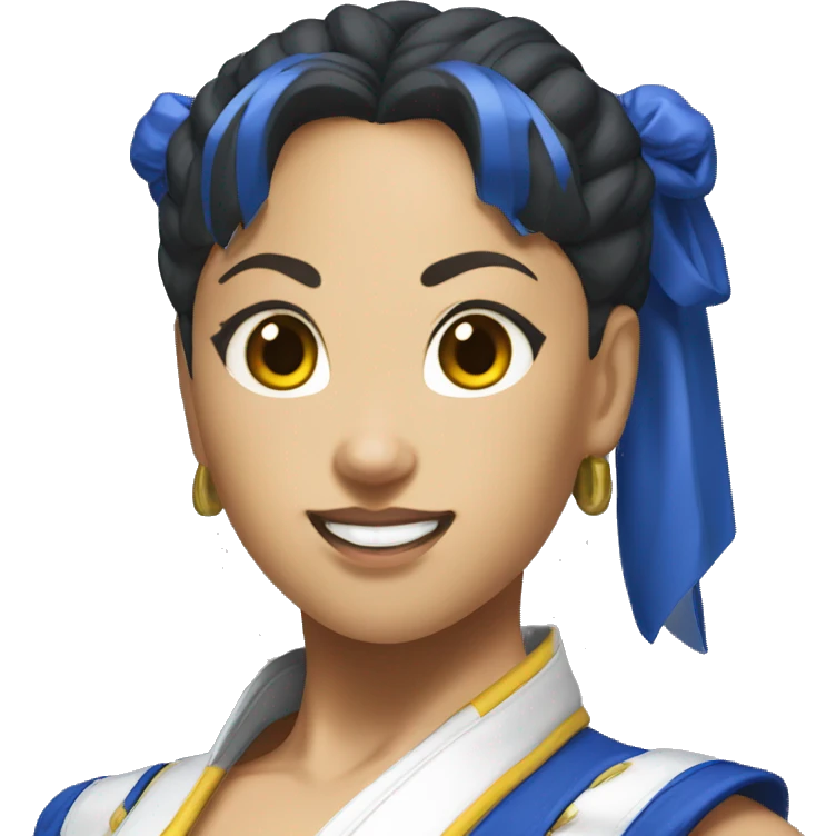 Chun li from street fighter emoji