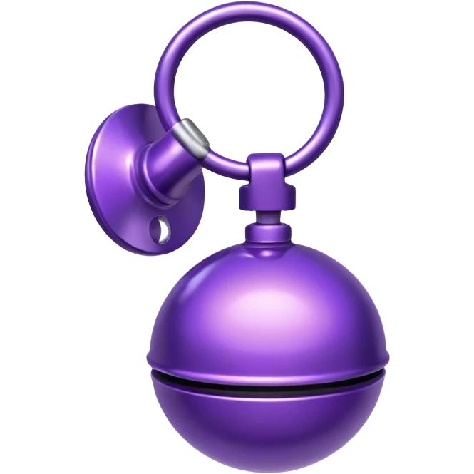 purple bike bell  emoji