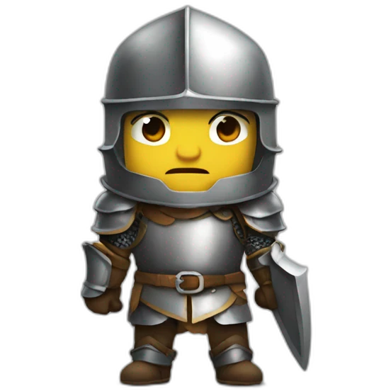 fierce knight emoji