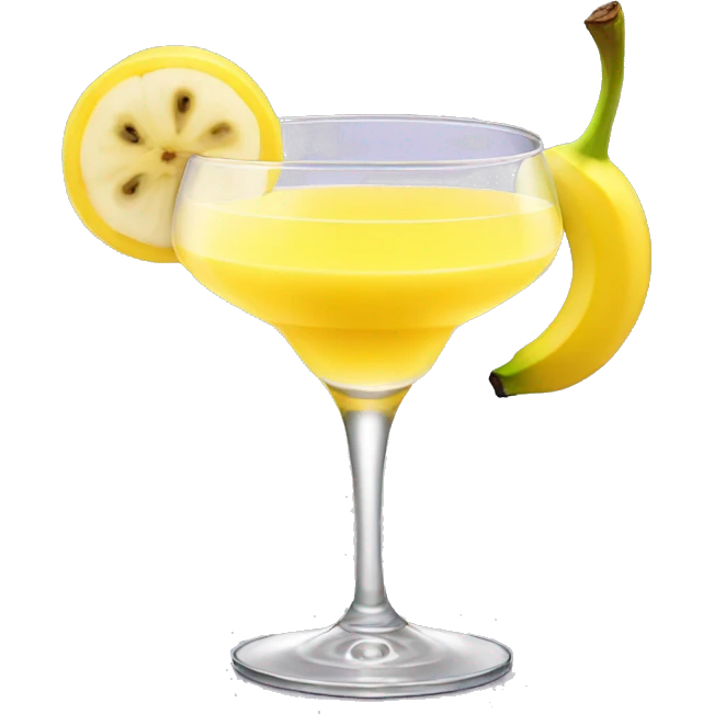 Banana cocktail emoji
