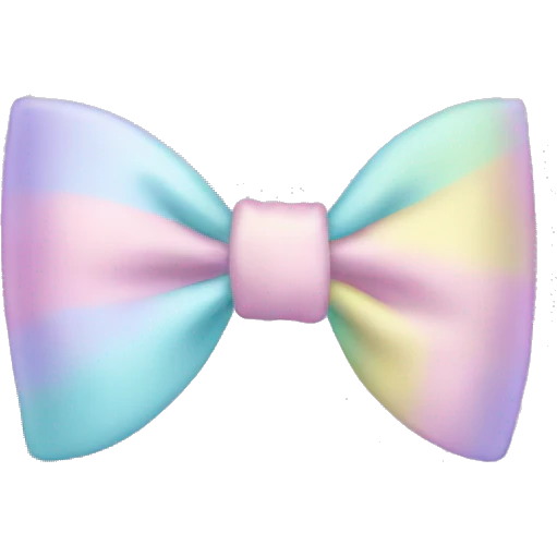 pastel bow emoji