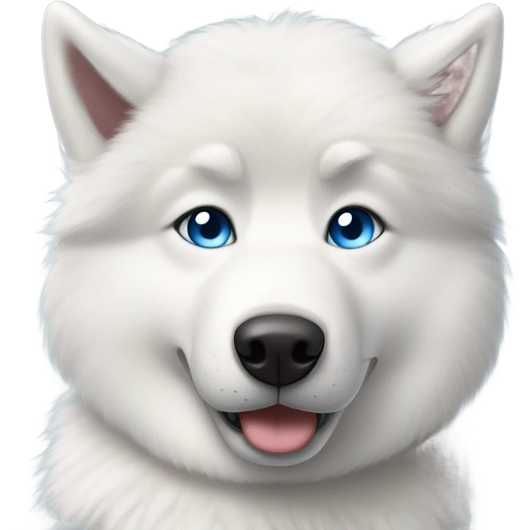 White husky emoji