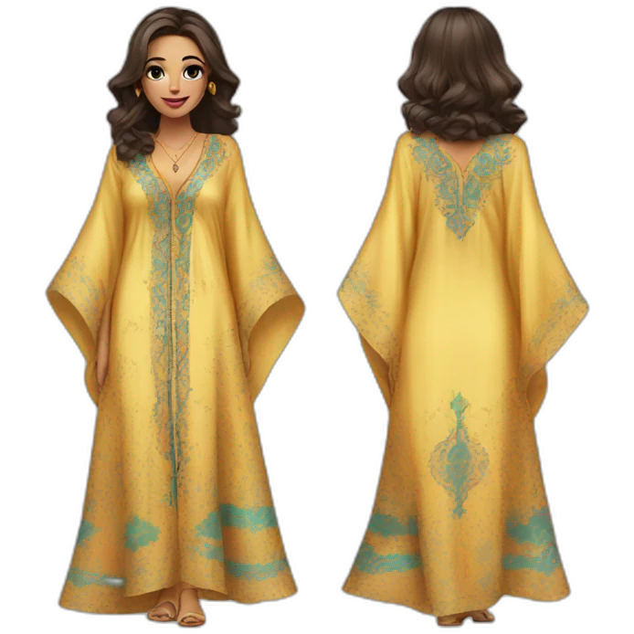 Moroccan kaftan emoji
