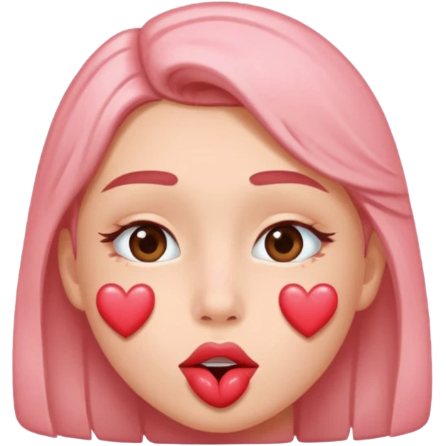 Kisses on face  emoji