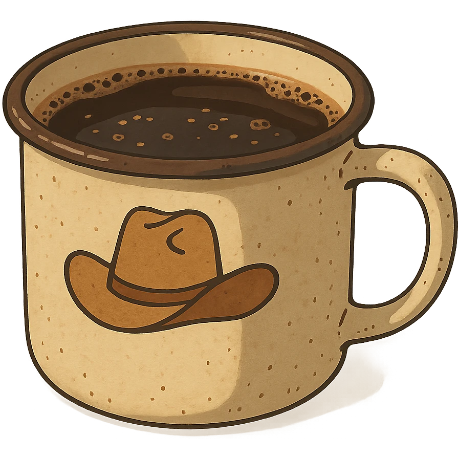cowboy coffee emoji