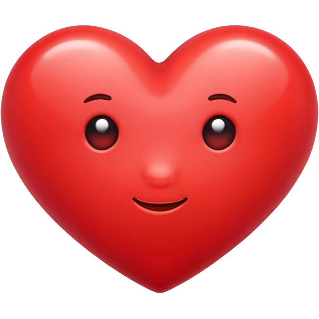 Cute red Heart emoji