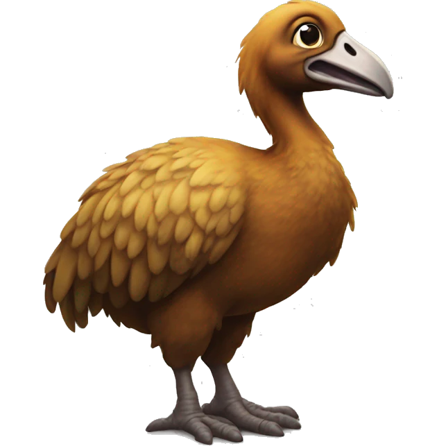 dodo doing poop emoji
