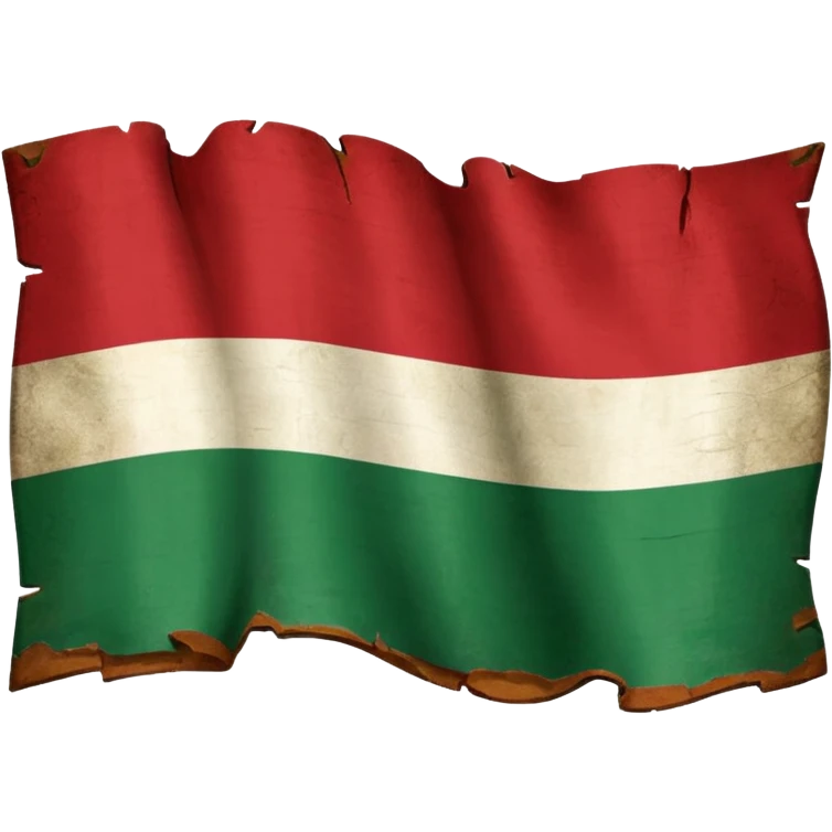 Old hungarian flag  emoji