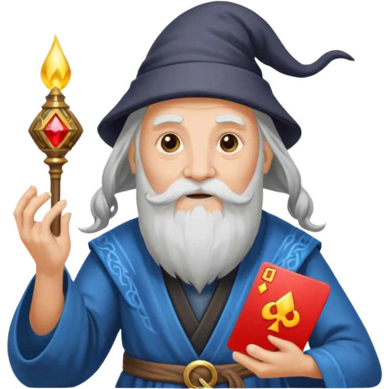 Old seer – Long beard, magic card





















 emoji