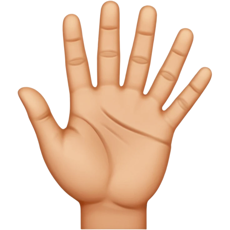 raised hand (stop gesture) emoji