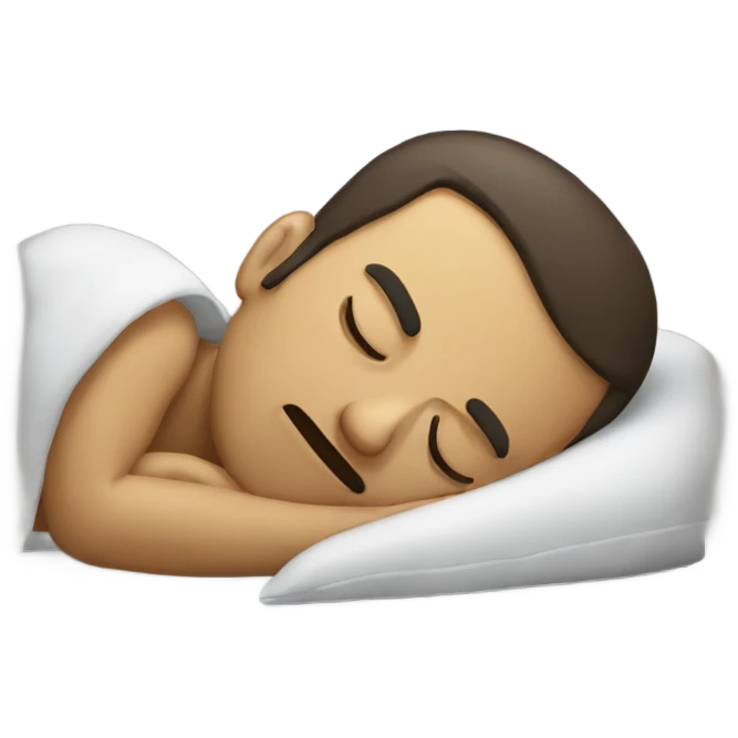 Sleepy emoji