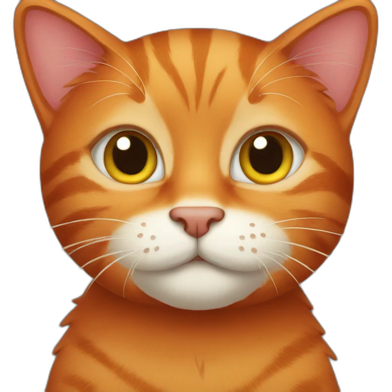 red cat emoji