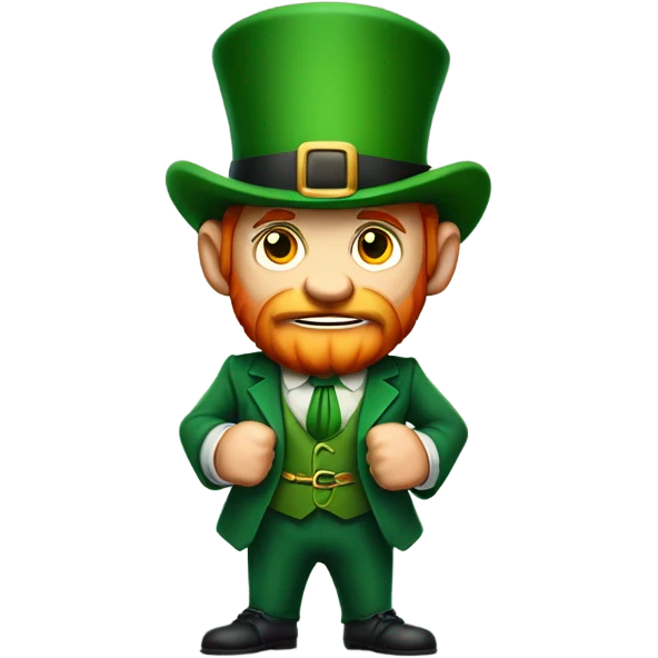 Fighting irish mascot emoji