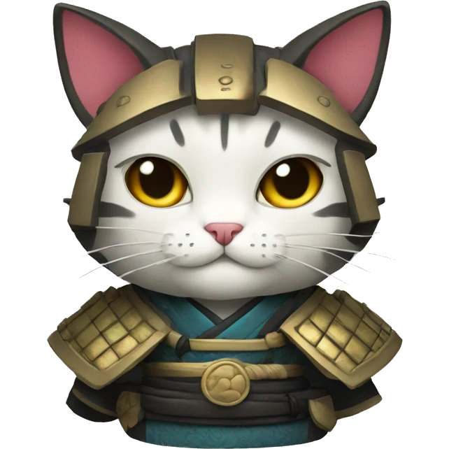 samurai cat  emoji