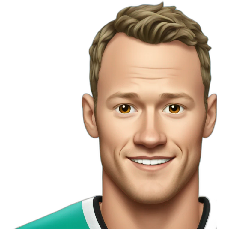 Jonathan Toews as beach bum emoji