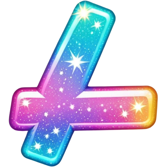 sparkling sign with sparkles, no face emoji