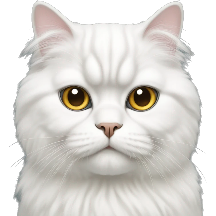 White persian cat emoji