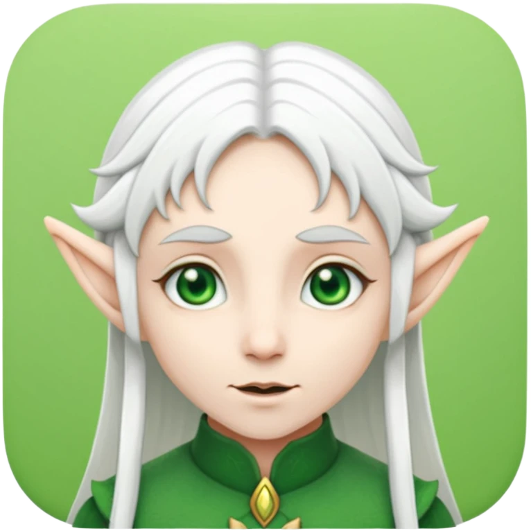elf with white hair emoji