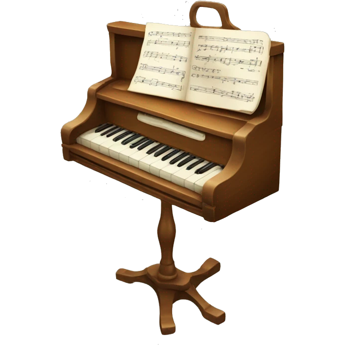 vintage music stand emoji