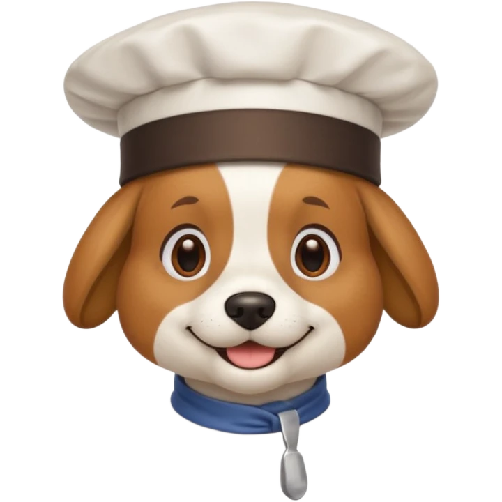 chef dog emoji