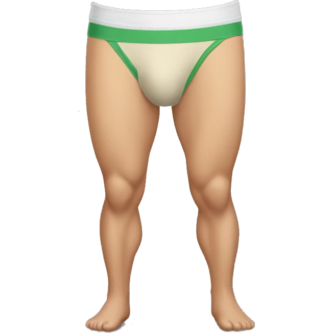 Kaki man underpants  emoji