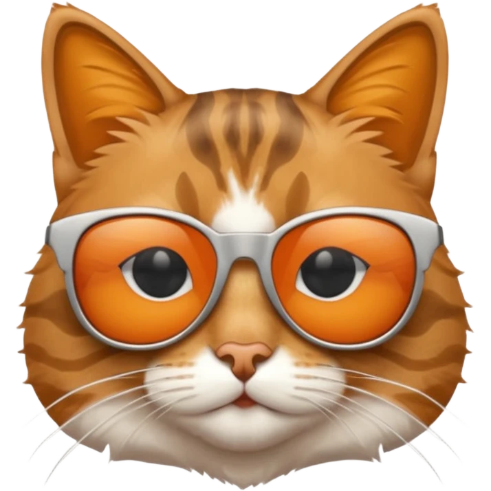 Cat wearing sunglasses emoji