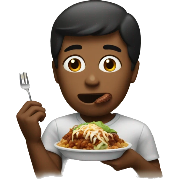 Eating chipotle emoji
