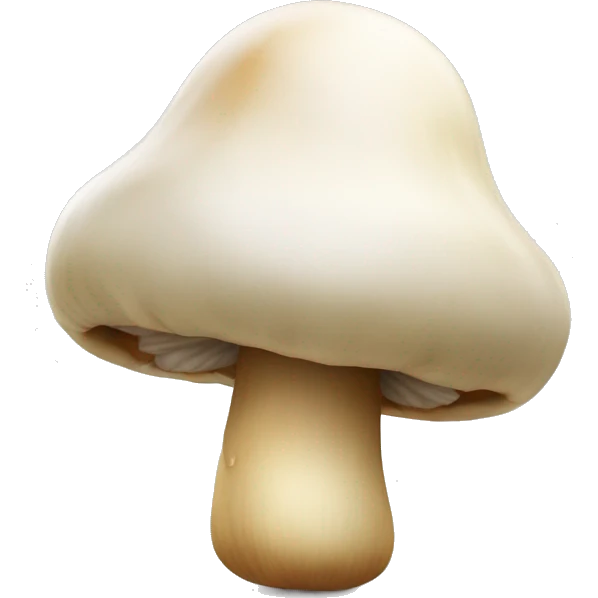 Lyon qui rougit avec un champignon dans le trou  emoji