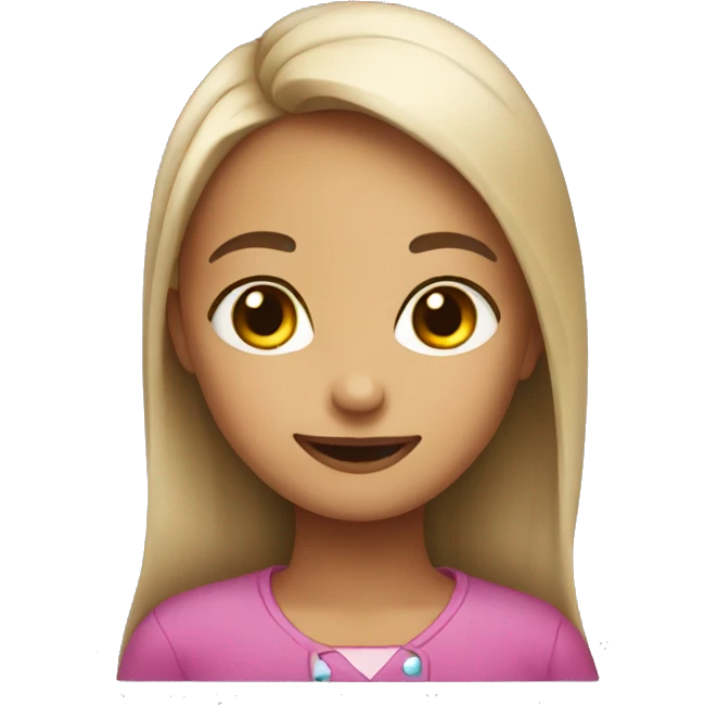 Girl blushing emoji