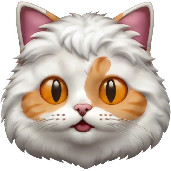 cat head blow emoji