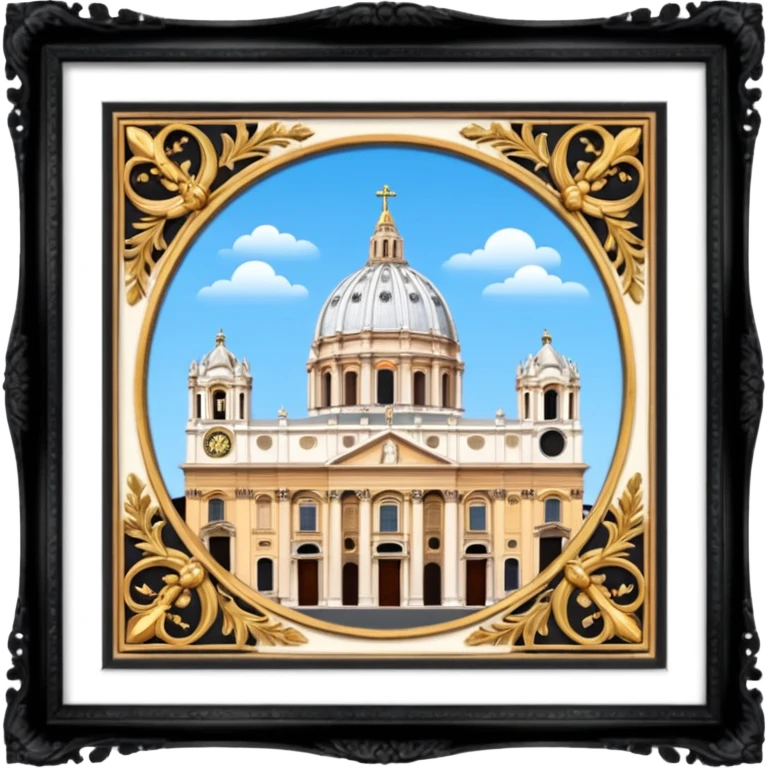 saint peter's church rome png style like  emoji