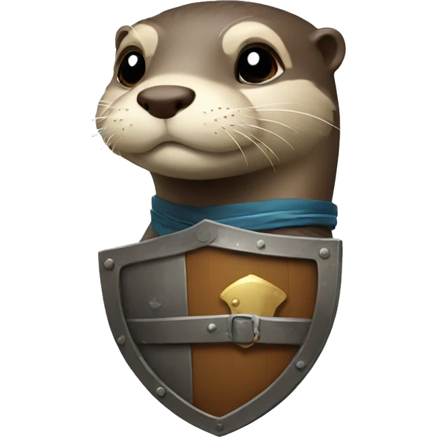 otter with shield emoji