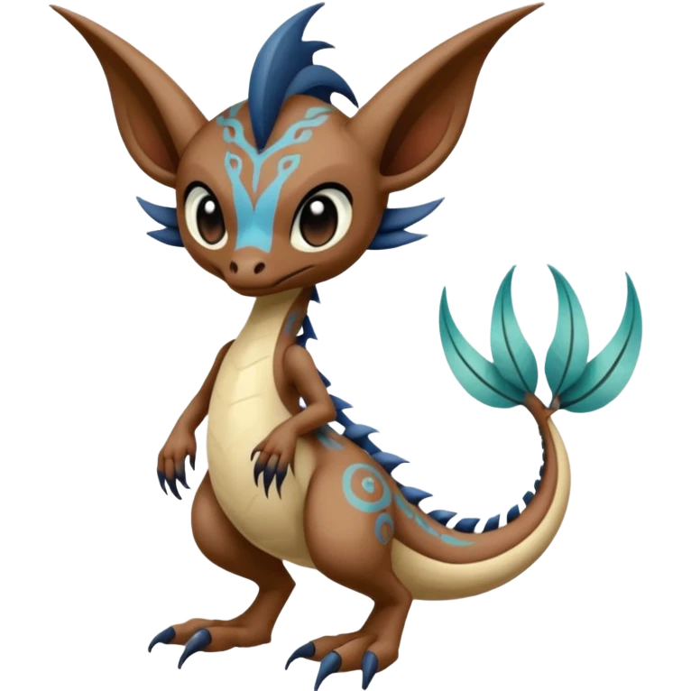 Tropical tribal tattooed master insane creepy saner monsterous Meloetta-Sergal-Cresselia-Palkia-Stitch-Fakémon-creature-hybrid emoji