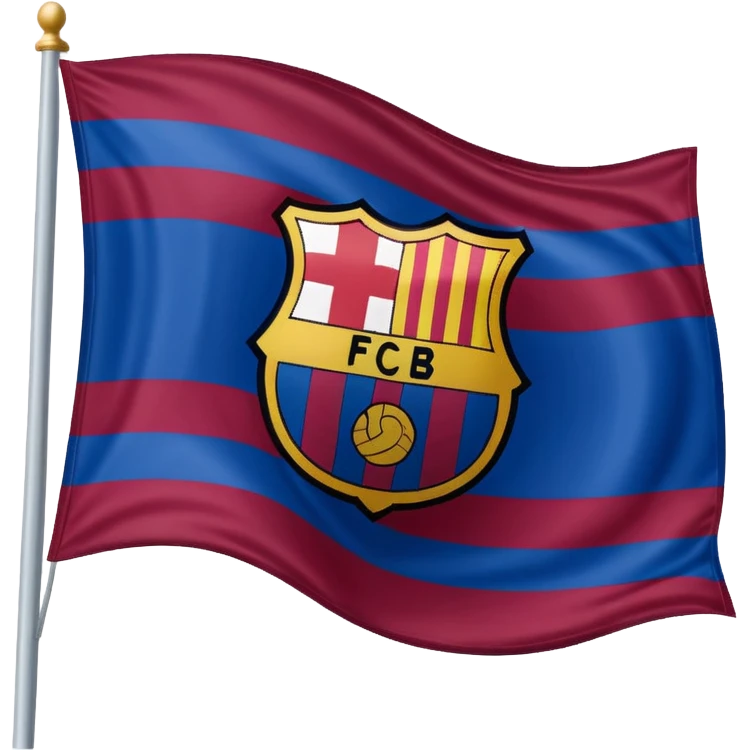 Create FC Barcelona flag emoji emoji