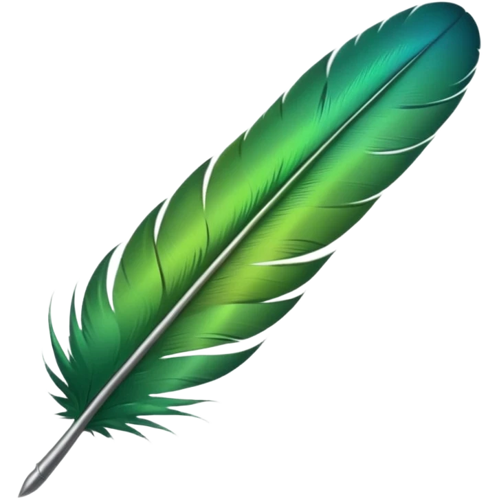 green bird feather

 emoji