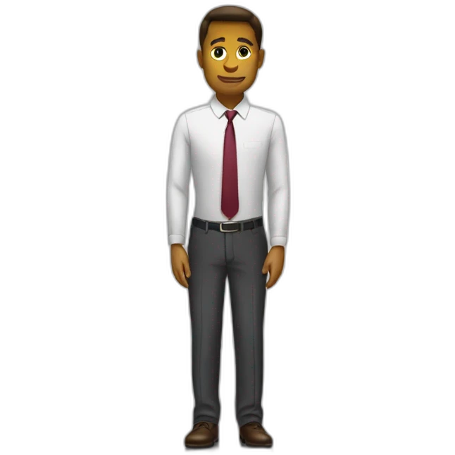 Standing on business  emoji